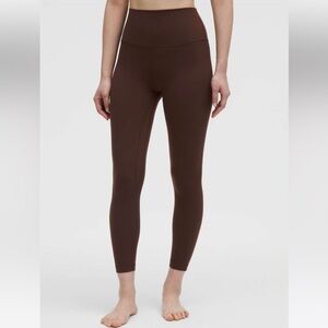lululemon athletica High-Rise Brown Leggings- Lava Cake